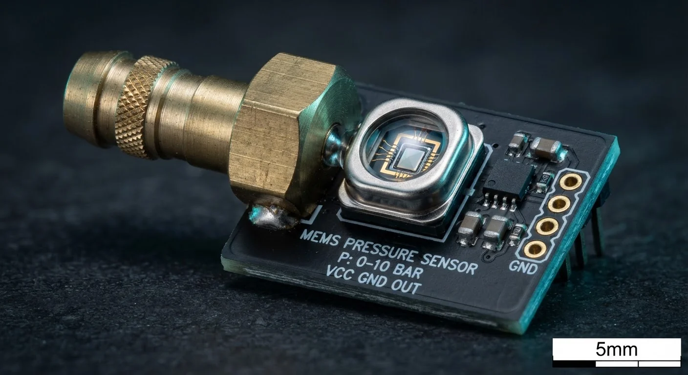 EMS PS-300 MEMS pressure sensor on PCB